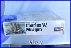 Vintage 1968 Revell Charles W. Morgan Historic Whailing Ship Boat Model Kit New