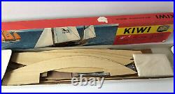 Vintage 1970's NOS Billing Boats Kiwi Wooden Model Ship Open Box