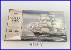 Vintage 1974 Revell 196 Scale Cutty Sark Ship Model Kit (real wood veneer deck)