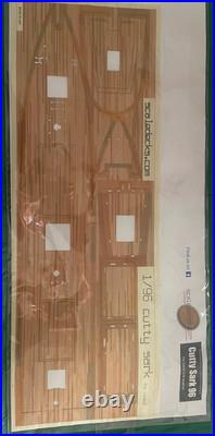 Vintage 1974 Revell 196 Scale Cutty Sark Ship Model Kit (real wood veneer deck)