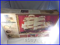 Vintage 1978 USS Constitution Ship Model Kit By Revell New Never Assembled