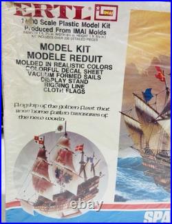 Vintage 1980s ERTL 1/100 Scale Model Spanish Galleon Model Kit Never Been Open