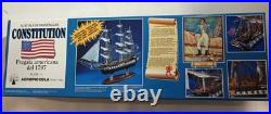 Vintage Aeropiccola American Frigate 1797 Wooden Ship Model Made in Italy