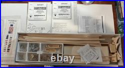 Vintage Aeropiccola American Frigate 1797 Wooden Ship Model Made in Italy