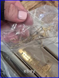 Vintage Balboa Brass Ship Model Kit Harukaze Yukikaze 1/270 A. S. K. Japan Navy