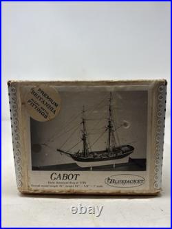 Vintage Blue Jacket Ship Crafters Liberty Ship Wooden Model Kit