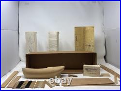 Vintage Blue Jacket Ship Crafters Liberty Ship Wooden Model Kit