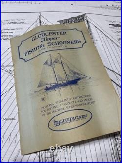 Vintage Bluejacket Ship Crafters Smuggler 1877 Gloucester Fishing Schooner