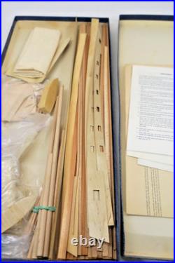 Vintage Brig Steingraber FAIR AMERICAN 160 Scale Wood Ship Model Kit