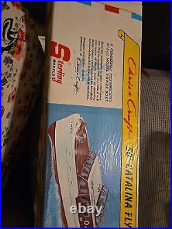 Vintage Chris Craft Sterling Models 50' Catalina Flying Bridge Cruiser Kit NIB