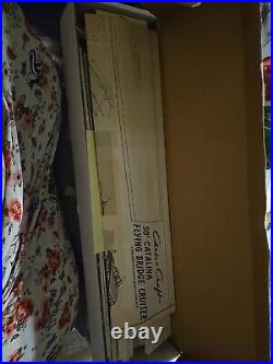 Vintage Chris Craft Sterling Models 50' Catalina Flying Bridge Cruiser Kit NIB