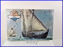 Vintage Christopher COLUMBUS Nina Model Kit MiniCraft Museum Qlty Made N France