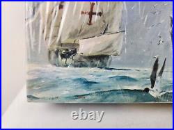 Vintage Christopher COLUMBUS Nina Model Kit MiniCraft Museum Qlty Made N France