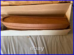 Vintage Constitution Unbuilt Model Ship Kit Solid Wood Hull in box