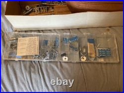Vintage Constitution Unbuilt Model Ship Kit Solid Wood Hull in box