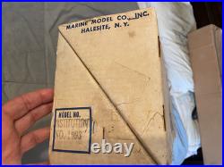 Vintage Constitution Unbuilt Model Ship Kit Solid Wood Hull in box