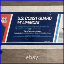 Vintage Dumas US Coast Guard Boat 35 R/C Model Kit Unbuilt wood balsa in Box