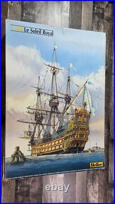 Vintage Heller 1.100 Le Soleil Royal Model Ship Kit 80899