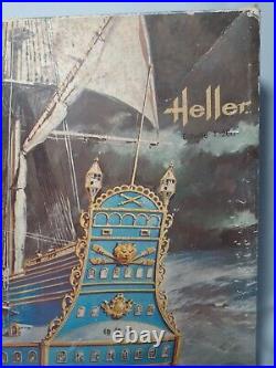 Vintage Heller Large Scale Indomptable Model Ship #920, Miniature, 1/200 Scale