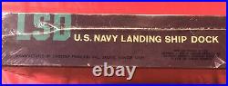 Vintage Lindberg LSD US Navy Landing Ship Dock Motorized Model Kit Brand New NOS