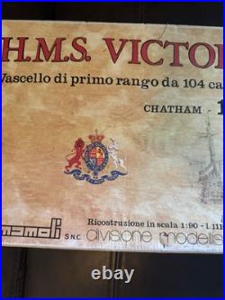 Vintage Mamoli 190 HMS Victory Wooden Model Ship Kit No. MV27 Vintage Mamoli 190 HMS Victory Wooden Model Ship Kit No. MV27