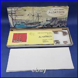 Vintage Mantua 771 Wooden Albatros Baltimore Clipper Ship Model Italian Made