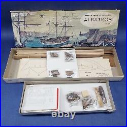 Vintage Mantua 771 Wooden Albatros Baltimore Clipper Ship Model Italian Made