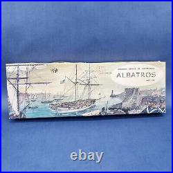 Vintage Mantua 771 Wooden Albatros Baltimore Clipper Ship Model Italian Made