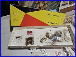 Vintage Mantua Wood Model Kit 774 ENDEAVOUR CAPT. COOK 1768 SHIP 176 Montaggio