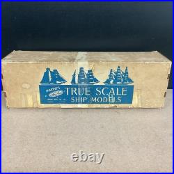 Vintage Marine Model Company Inc. H. M. S. Bounty True Scale Ship Wood Model Kit