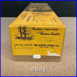 Vintage Marine Model Company Inc. H. M. S. Bounty Wood Model Kit No. 1097