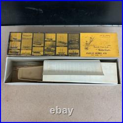 Vintage Marine Model Company Inc. H. M. S. Bounty Wood Model Kit No. 1097