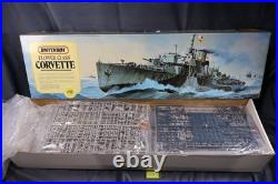 Vintage Matchbox PK-901 Flower Class Corvette 172 Scale Ship Model New In Box Vintage Matchbox PK-901 Flower Class Corvette 172 Scale Ship Model New In Box