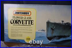 Vintage Matchbox PK-901 Flower Class Corvette 172 Scale Ship Model New In Box
