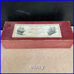 Vintage Megow's Models The Pilgrims' Ship Mayflower 1620 Wood Model Kit