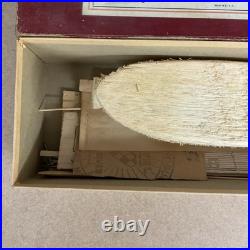 Vintage Megow's Models The Pilgrims' Ship Mayflower 1620 Wood Model Kit