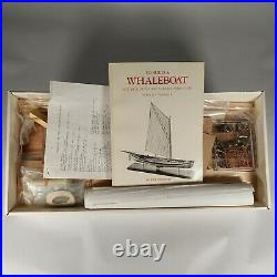 Vintage Model Shipways 1/16 Scale New Bedford Whaleboat Wood Ship Model Kit