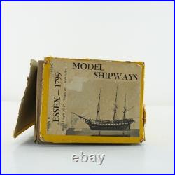 Vintage Model Shipways U. S. Navy Frigate ESSEX 1799 Large Scale started as found
