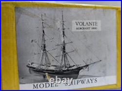 Vintage Model Shipways Volante Merchant Brig Model Ship New Vintage Model Shipways Volante Merchant Brig Model Ship New