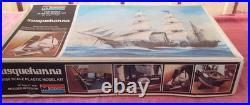 Vintage Monogram 1/150 Scale Susquehanna Ship Plastic Model Kit