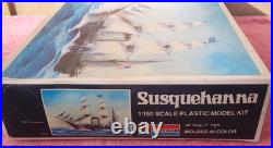 Vintage Monogram 1/150 Scale Susquehanna Ship Plastic Model Kit