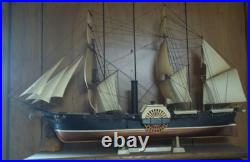 Vintage Monogram 1/150 Scale Susquehanna Ship Plastic Model Kit