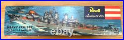 Vintage NOS 1954 Revell USS LOS ANGELES Heavy Cruiser Model Ship Kit / H-306169