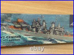 Vintage NOS 1954 Revell USS LOS ANGELES Heavy Cruiser Model Ship Kit / H-306169