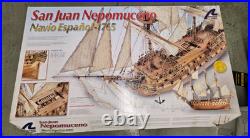Vintage Nos Artesania Latina San Juan Nepomuceno Wood Ship Model Kit-unassembled