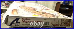 Vintage Nos Artesania Latina San Juan Nepomuceno Wood Ship Model Kit-unassembled