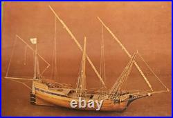 Vintage Nos Euromodel Pinco Genovese XVIII Wood Ship Model Kit- Unassembled