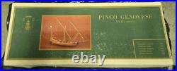 Vintage Nos Euromodel Pinco Genovese XVIII Wood Ship Model Kit- Unassembled