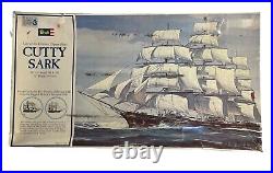 Vintage Revell Model Level 3 Cutty Sark Clipper Ship H-399 Large 36 X 22