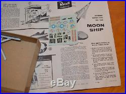 Vintage Revell Moon Ship Model Kit 1959 Sci-fi Space Toy